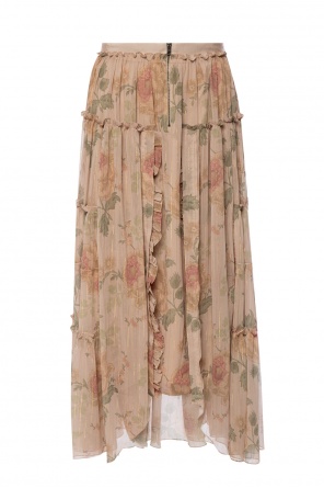 Asymmetrical skirt with floral motif, zdjęcie 1 Asymmetrical skirt with floral motif od Coach
